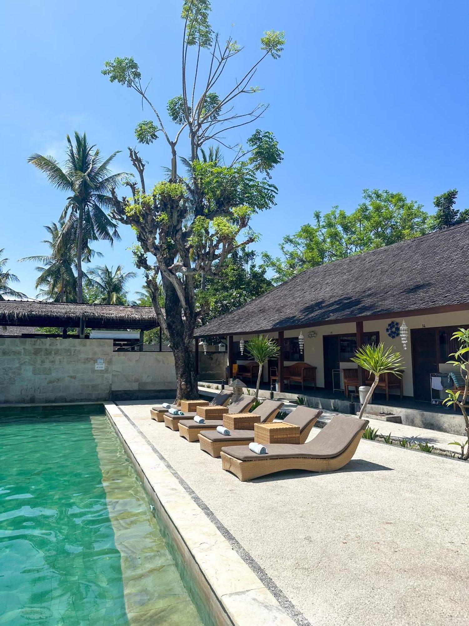 Hotel Trawangan Oasis Gili Trawangan Esterno foto